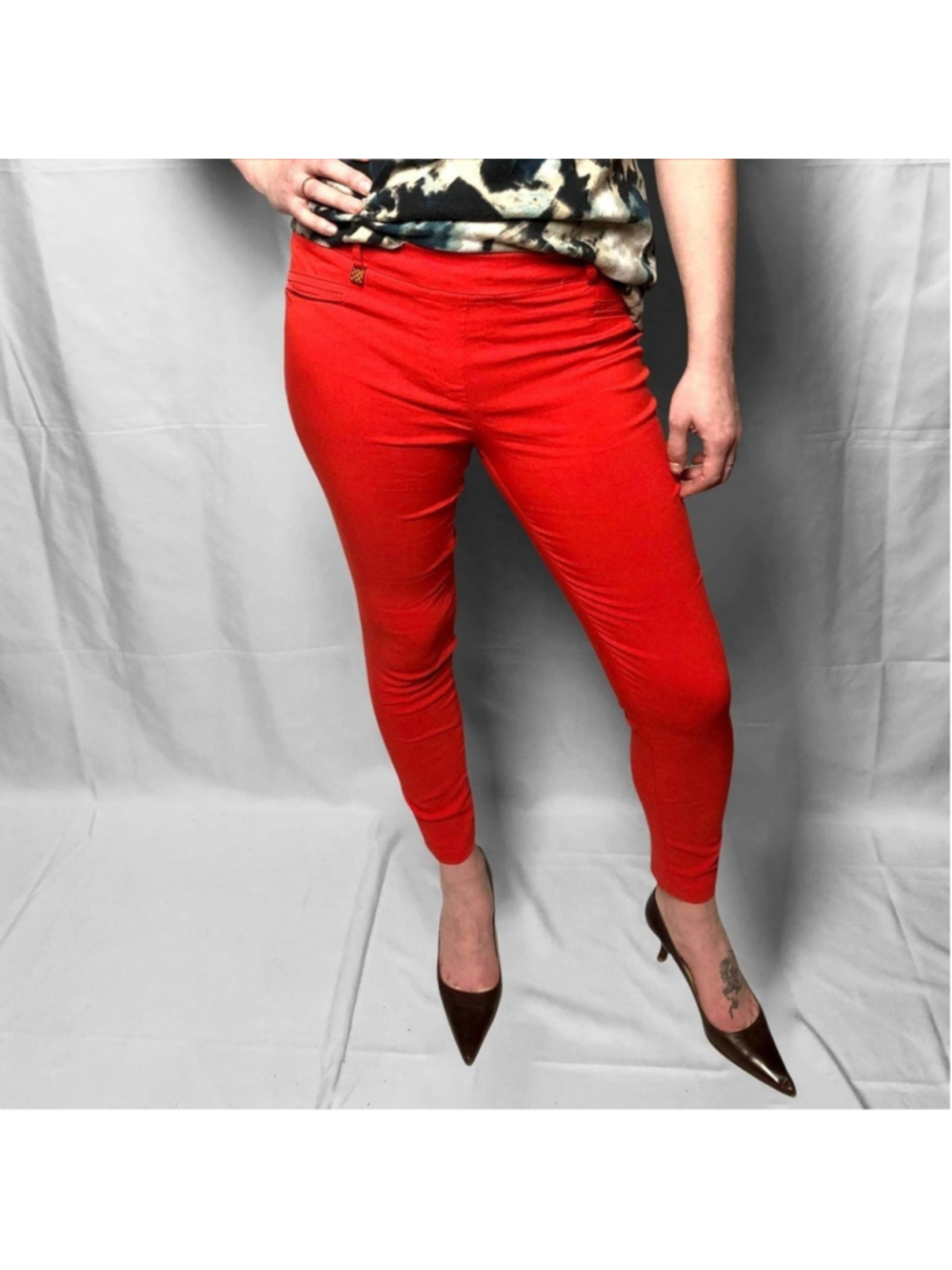 Soho Apparel Red Dress Pants Sample NWOT XS